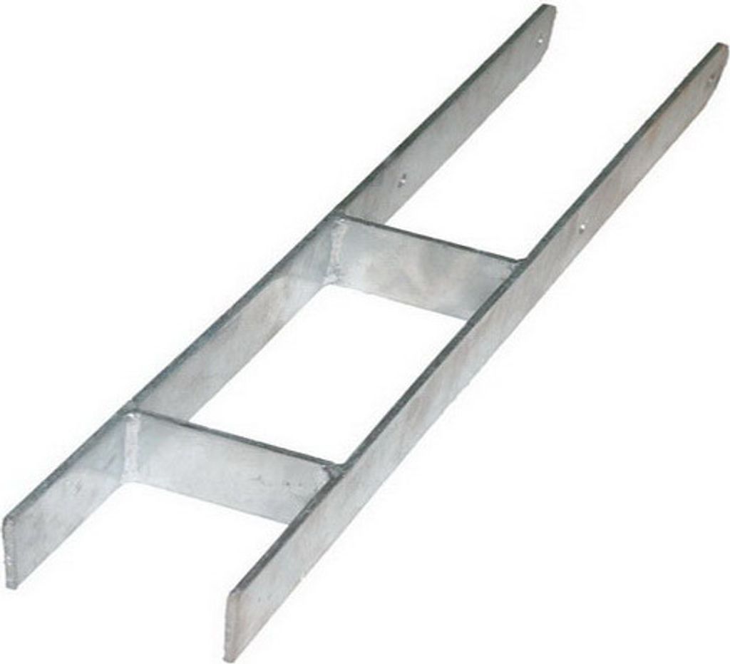 H Anker 91 mm für Balken 9 cm Pfostenträger Pfostenanker Stahl feuerverzinkt 5 mm Stahlträger