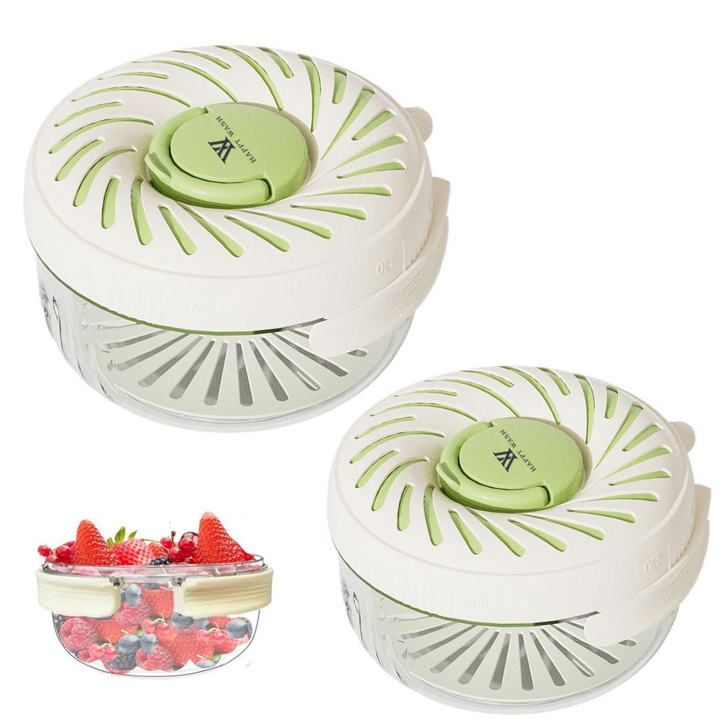 2-teiliges Mehrzweck-Abtropfset mit Deckel, klappbarem Griff, 2-in-1-Abtropf- und Aufbewahrungskorb, Obstwaschschüssel mit Sieb, Abtropfsieb, geei...