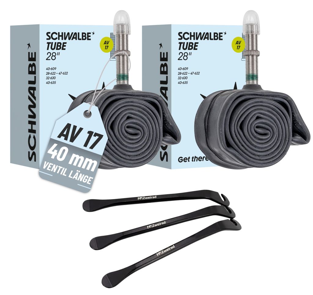 2x Schwalbe Schlauch AV17 40mm (28") 28/47-622/635 Modell Produktbild 