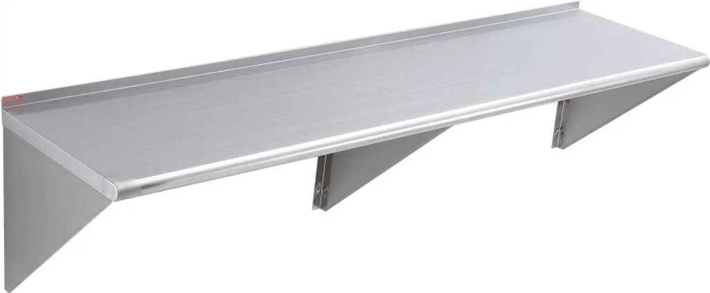 Étagère murale inox 183 cm : solution rangement contre l'encombrement pro - 9
