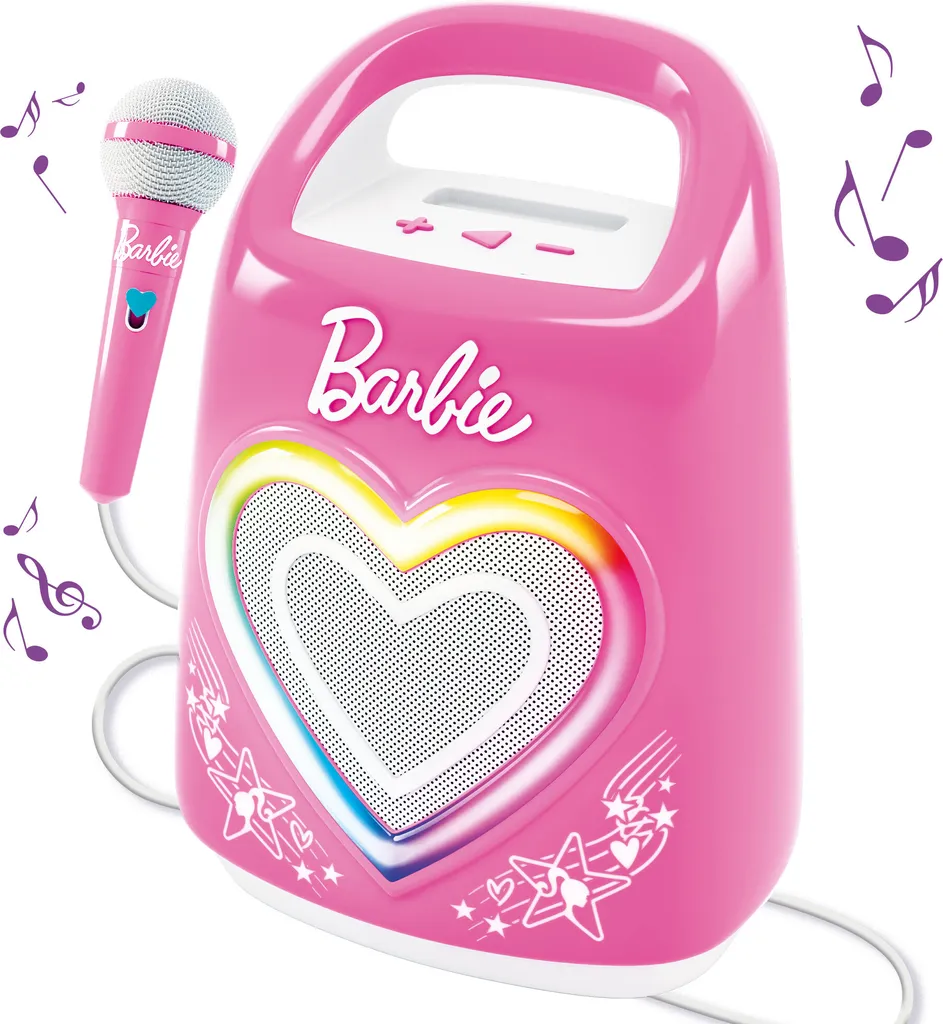Haut-Parleur Karaoké Barbie Lisciani : Le Cadeau Idéal pour Chanter Sans Fil