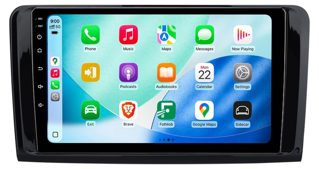 CarPlay Android Auto Autoradio Android Mercedes ML W164 Immagine del prodotto 