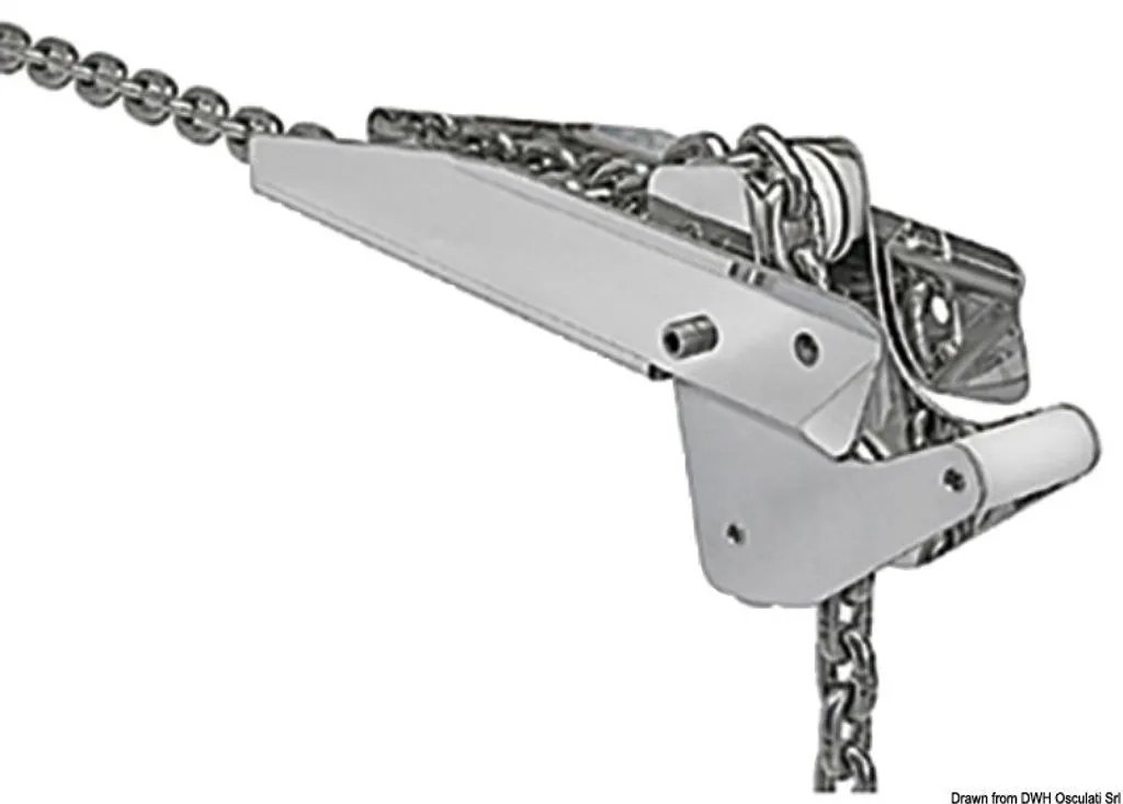 Davier 400mm pour levage 15kg bascule en acier poli matériel atelier