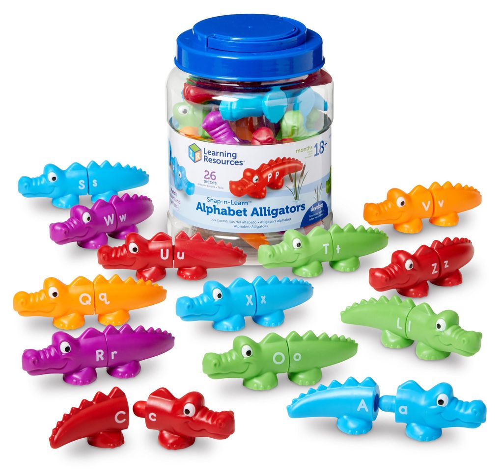 Learning Resources Lernspielzeug Snap-n-Learn Alphabet Alligators