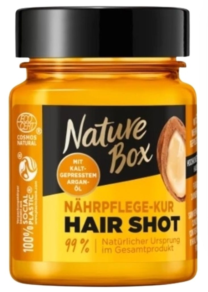 Nature Box Hair Shot mit Argan-Öl 5 x 60ml Nährpflege-Kur hochkonzentriert