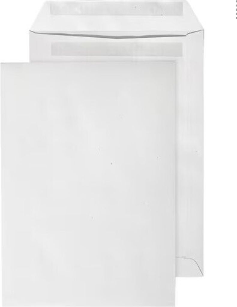 OTTO Office Recycling-Briefumschläge, Versandtschen, C5 100 g/m² ohne Fenster, selbstklebend - 500 Stück