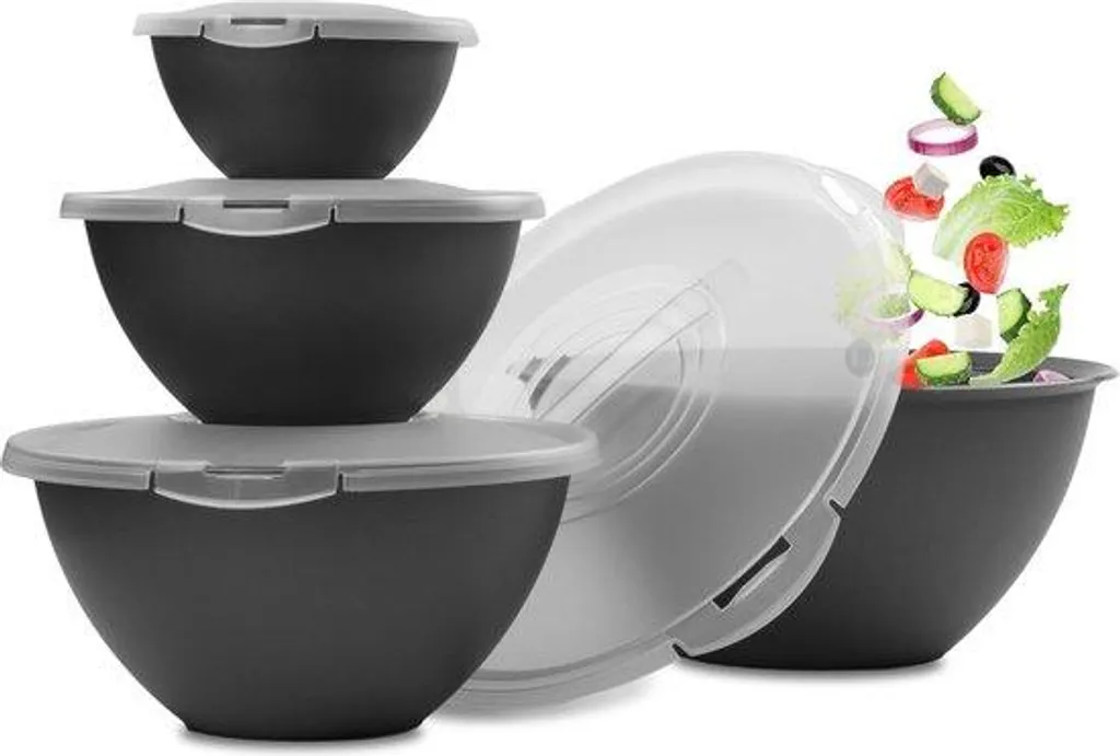 Boîtes de Conservation Alimentaire Anthracite de 0,7 à 6 Litres sans BPA