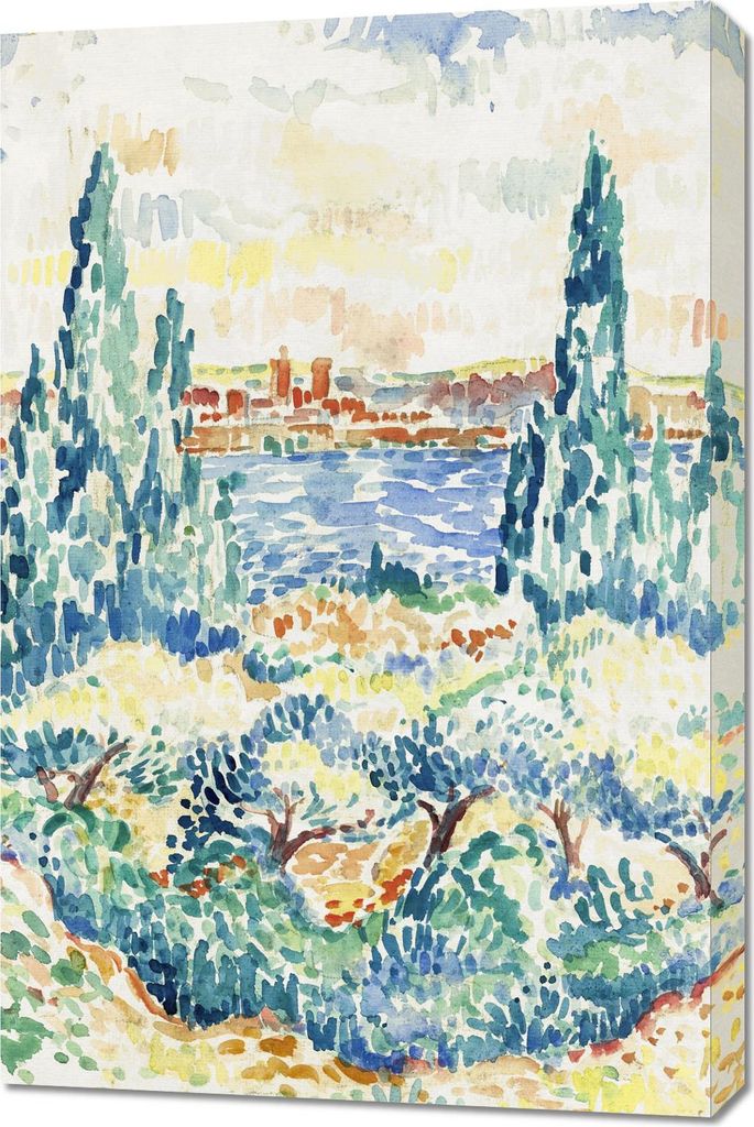 Bild 60x90cm Antibes, Henri-Edmond Cross Vintage für das Wohnzimmer