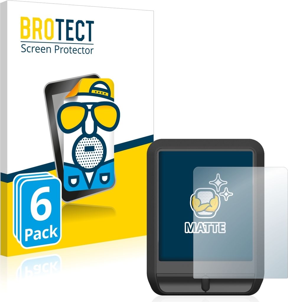 6x BROTECT Schutzfolie für Mahle Pulsar One Displayschutz Displayschutzfolie Folie Matt Entspiegelungsfolie