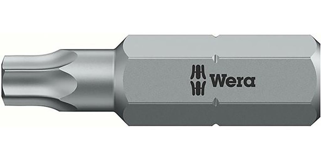 Wera 867/1 Z BO 1/4 Bit mit Bohrung IPR TX, Länge 25 mm, 15 IPR