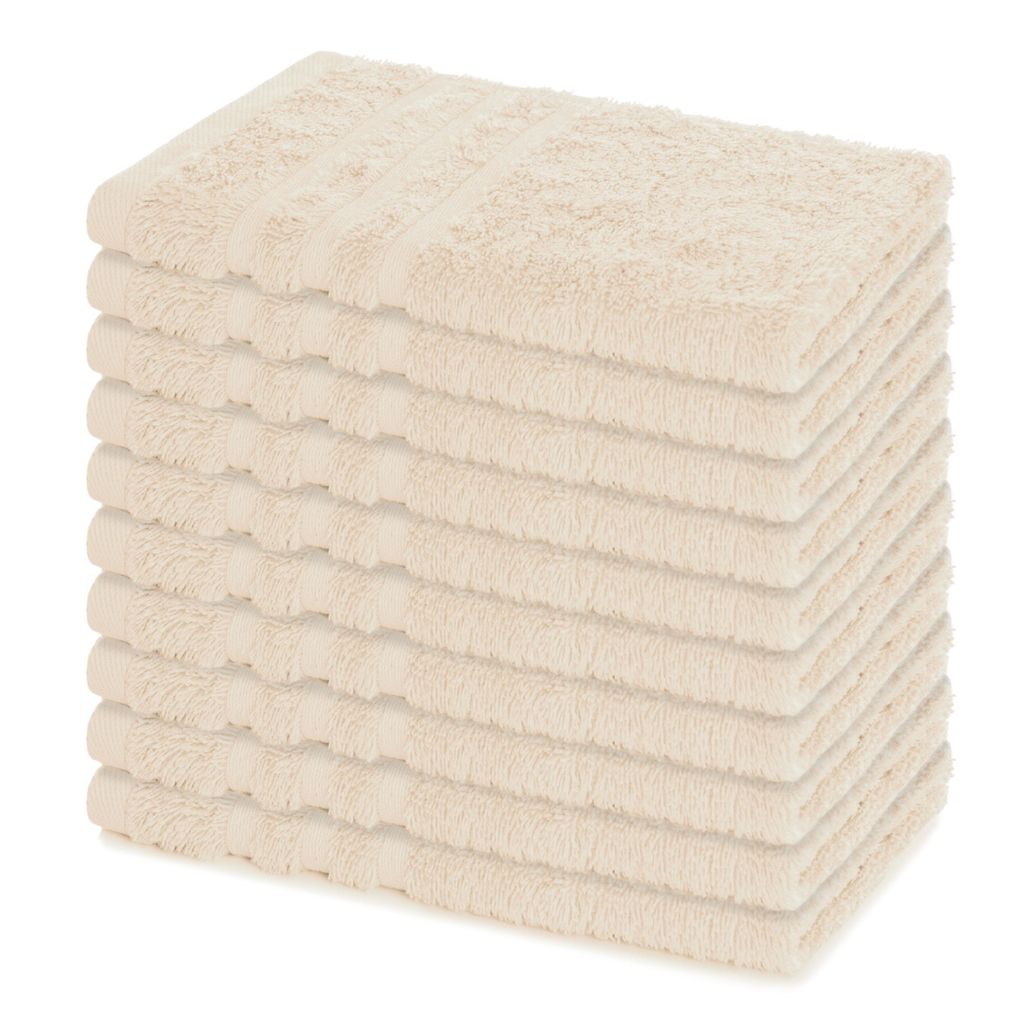 Lavea® 10er Set Gästehandtücher 30x50 cm, Weiche & Produktbild 