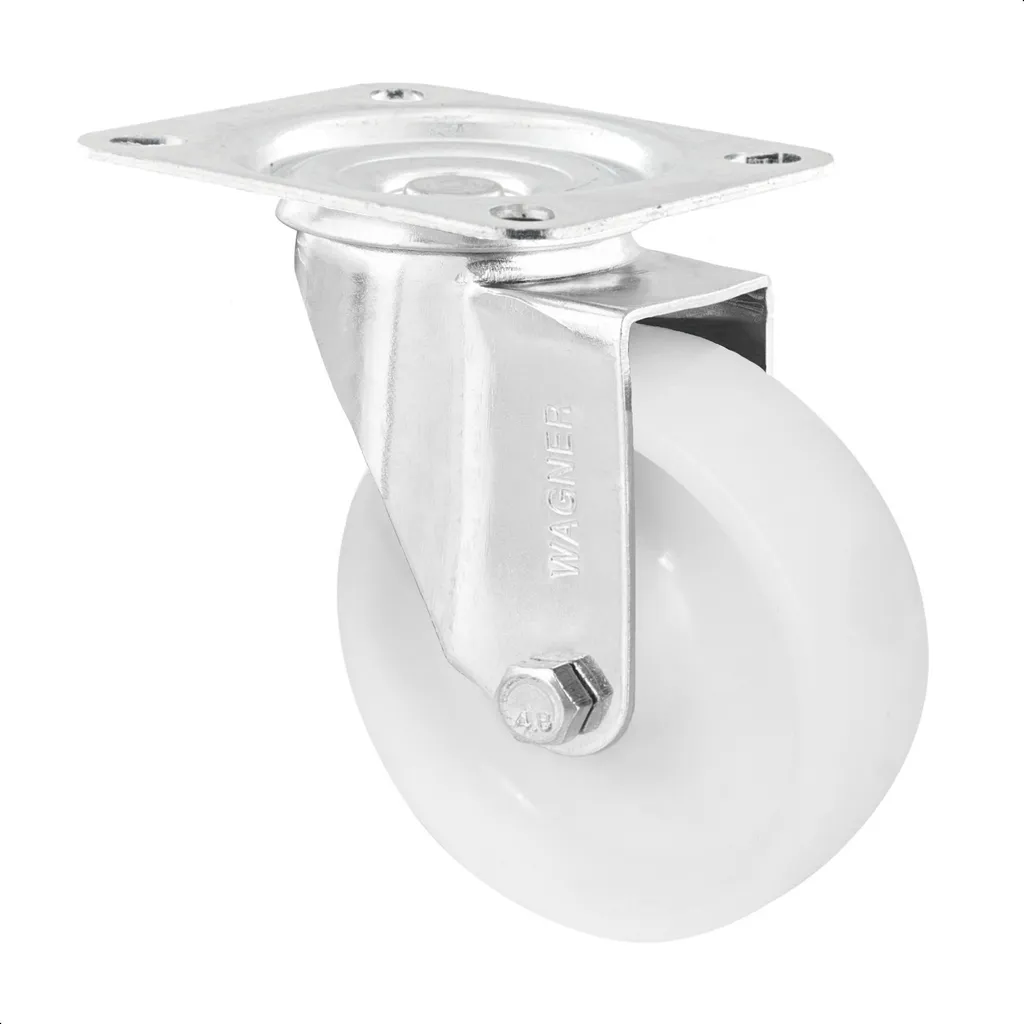 Roulette Pivotante RO 6500 Design Argenté Wagner 4650001 Haute Qualité