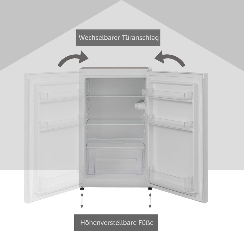 Telefunken CF-31-121-W Kühlschrank / Höhe 82,1 cm  / 86kWh Produktbild 3