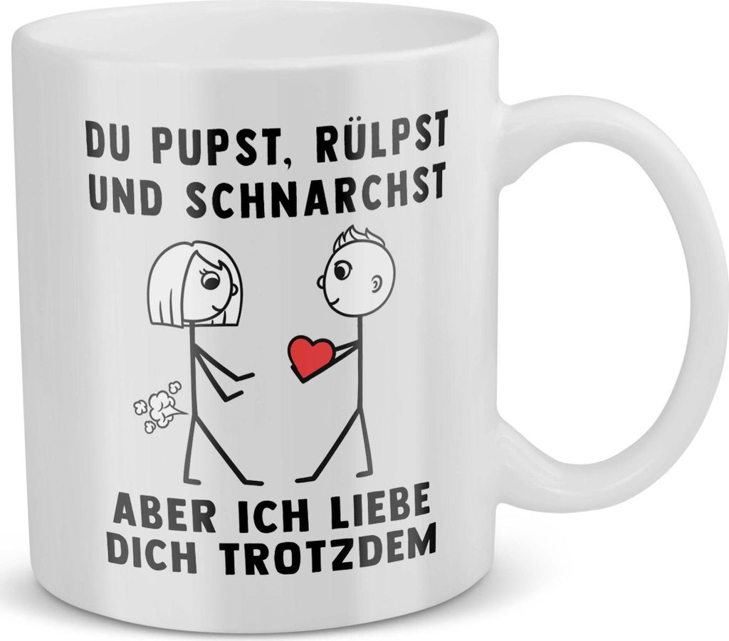 22Feels Frauen Jahrestag Geschenk Hochzeitstag Ehefrau Valentinstag Freundin Tasse Geburtstag für Sie Kaffeetasse Haferl Weihnachten Geschenkidee