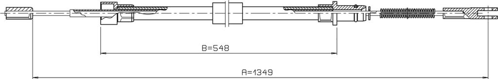 METZGER Handbremsseil Seilzug Feststellbremse für PORSCHE 911 (993) Hinten Links Hinten Rechts Links 10.7814