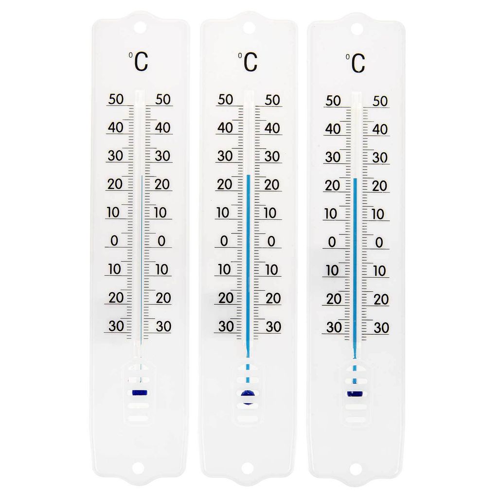 SIDCO Thermometer 3 x Außen Innenthermometer