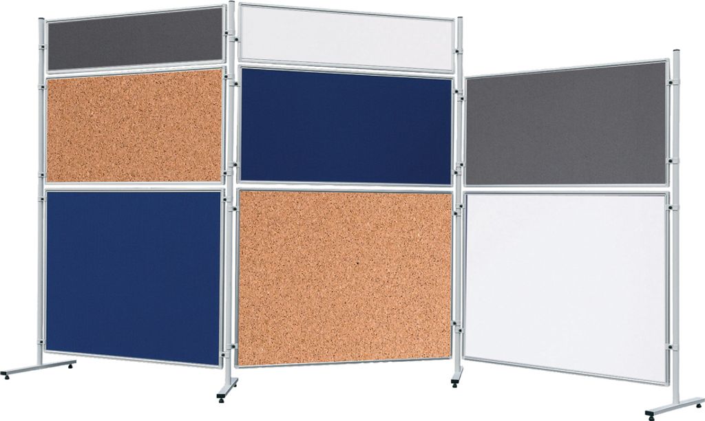 FRANKEN Stellwand Säule mit Standardfuß Höhe: 1.900 mm Speditionsversand