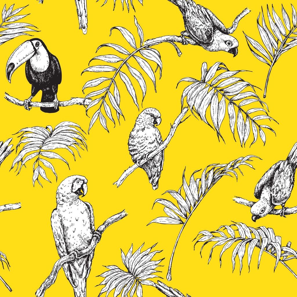 OUTDOOR DÉCORDS OXFORD - Motif perroquets et toucans I Image du produit 