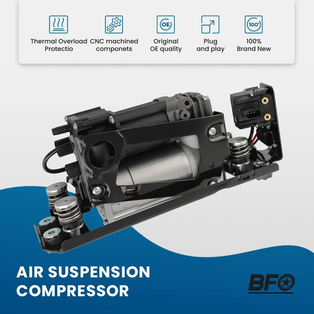 Compresseur suspension pneumatique BMW F11 résout panne châssis 3720687517 - 8