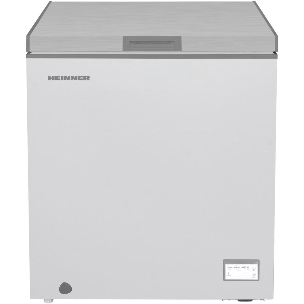 Heinner HCF-HM145CSE++ Gefriertruhe 142 L, Convertible Gefrier-/Kühlschrank, Schnellgefrier, Silber
