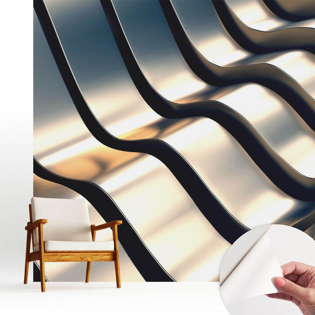 Fototapete selbstklebend - 250x250 cm - Tapete - Wandtapete - Wandbilder - Klebefolie - Dekofolie - Tapete Folie - Wand - Dekoration - Wohnzimmer -...