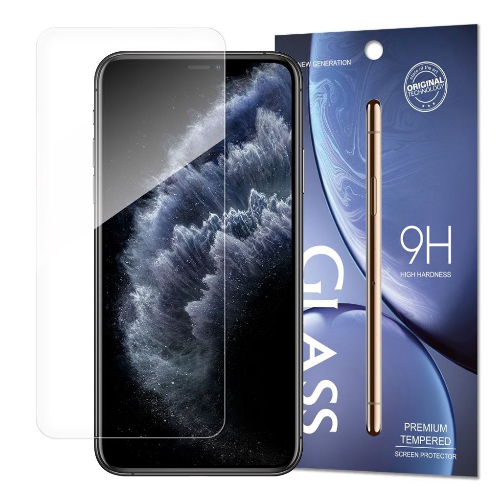 Displayschutzfolie aus gehrtetem Glas 9H fr iPhone 11 Pro, iPhone XS, iPhone X (Verpackungshlle)