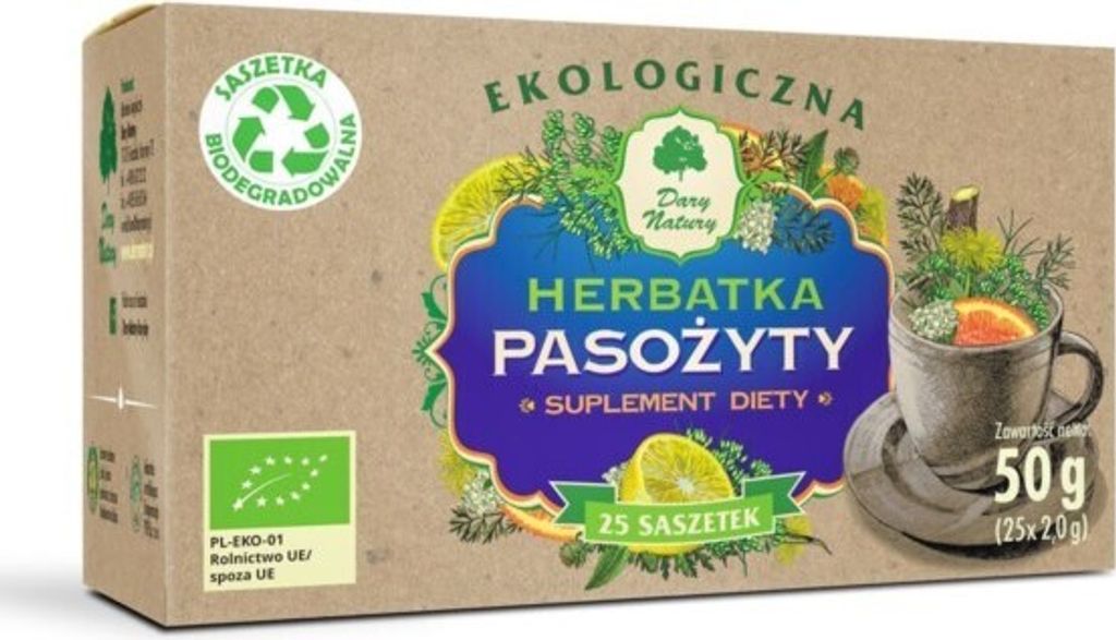 -TEE GEGEN PARASITEN (25 x 2 g) 50 g – DARY NATURY Produktbild 