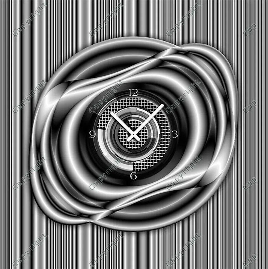 Orologio da Parete Design Dixtime 5028 | Moderno e Silenzioso 40x40cm