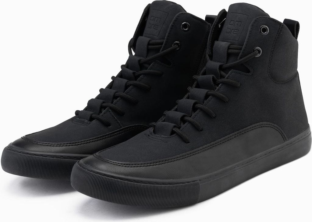 Ombre Clothing Herren-Stiefeletten Shegor schwarz 42