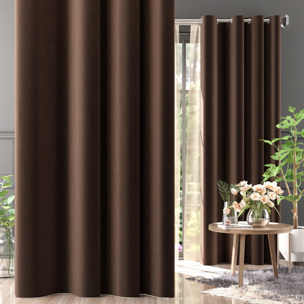 Zasłona na taśmie Welur Moradi Brąz 140x250cm Zdjęcie produktu 6