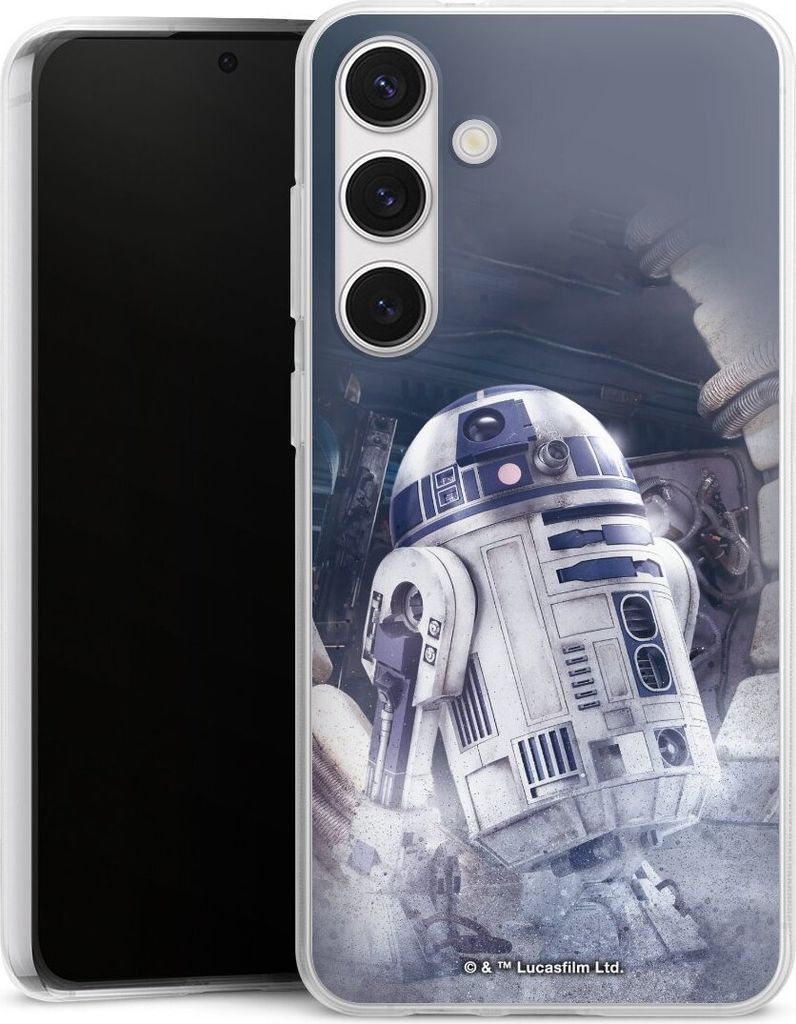 DeinDesign Handyhülle für Samsung Galaxy S24+ Silikon Hülle Case Smartphone Schutzhülle Fanartikel Roboter Star Wars