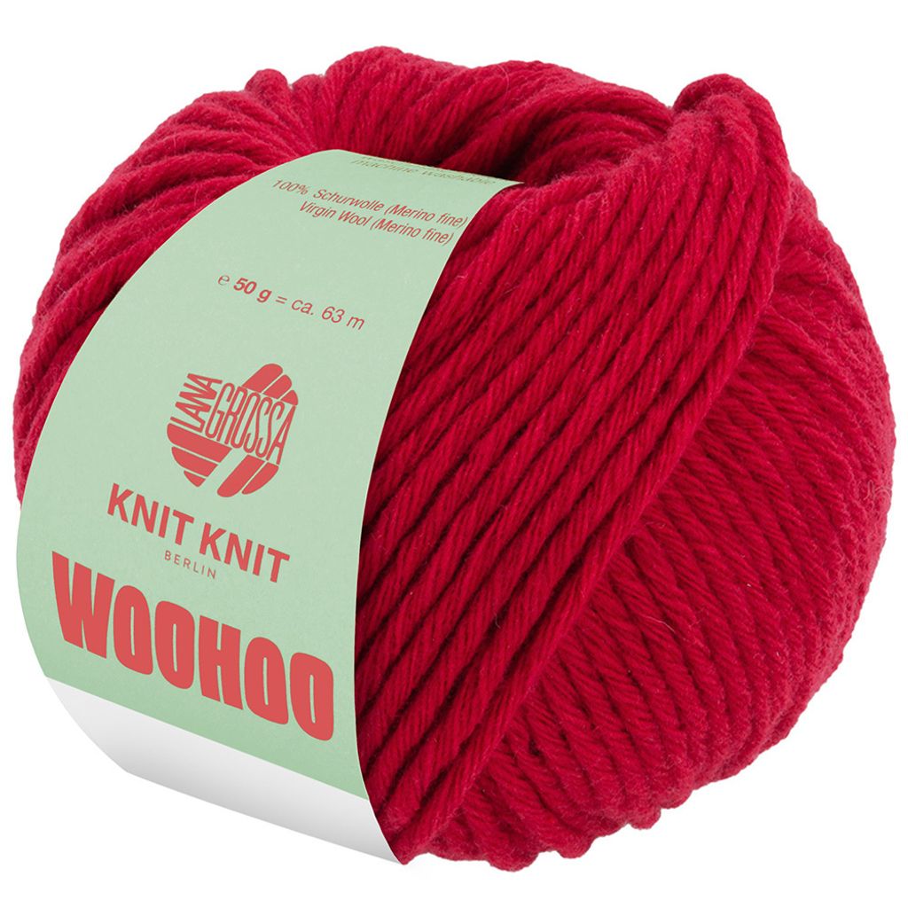 Lana Grossa - Woohoo 50g 0005 dunkelrot
