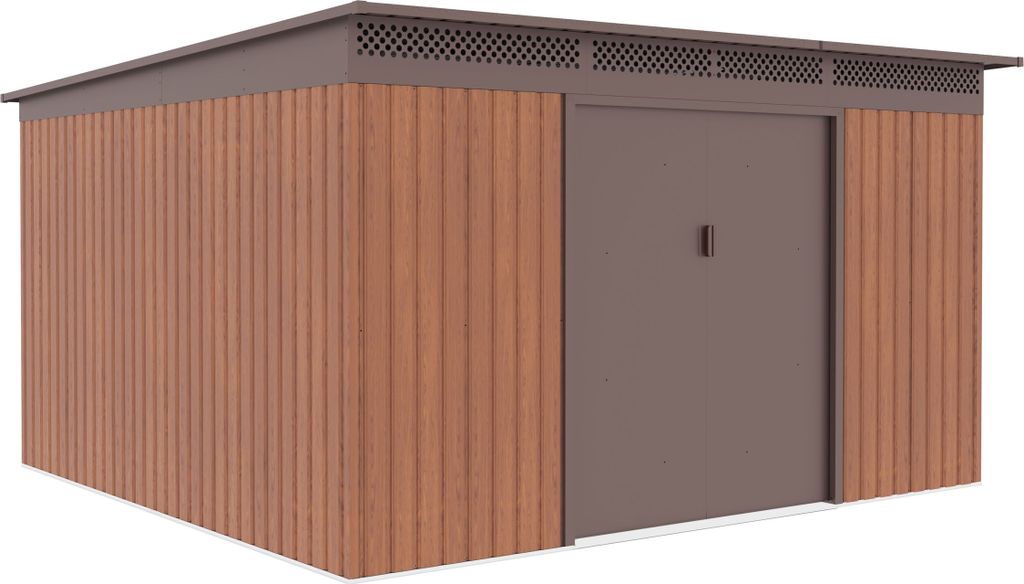 Casetta da giardino G21 GRAH 1132 - 340 x 333 cm, marrone Immagine del prodotto 
