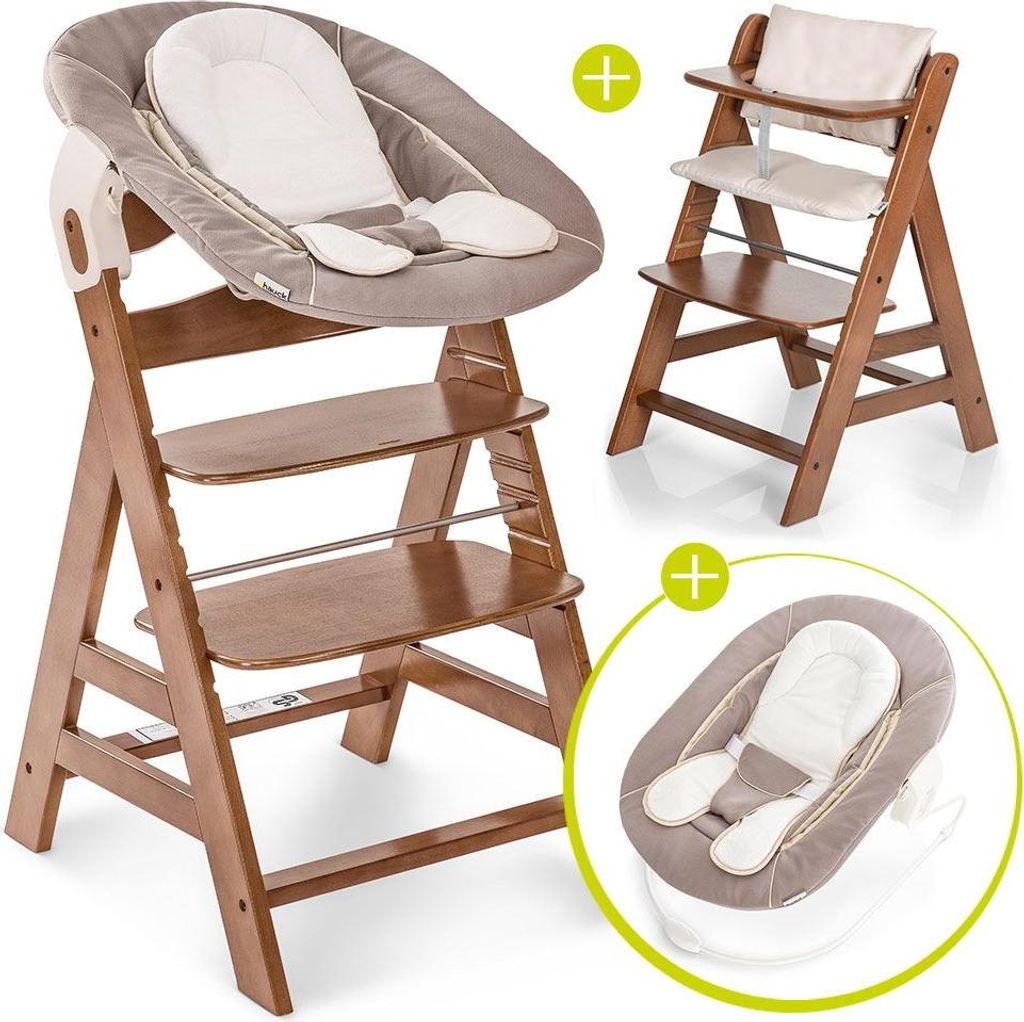 Hauck Alpha Plus Walnut Newborn Set - 4-tlg. Produktbild 