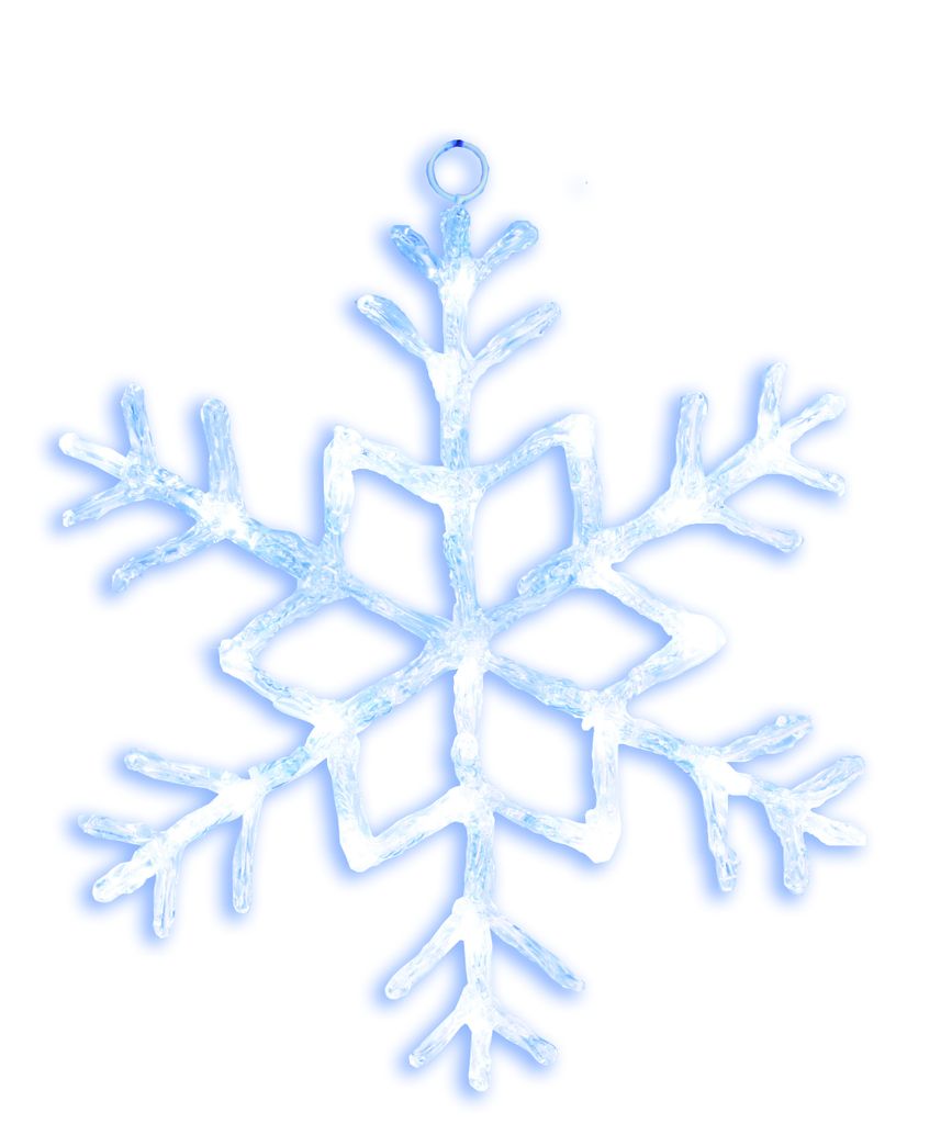 Best Season LED-Acryl-Schneeflocke "Antarctica" 24 cool Produktbild 