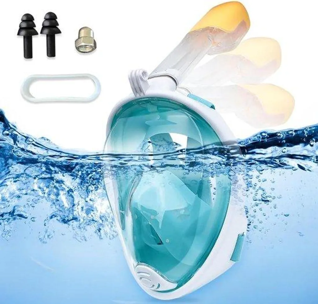 Masque de plongée panoramique 180° pour enfant avec double air