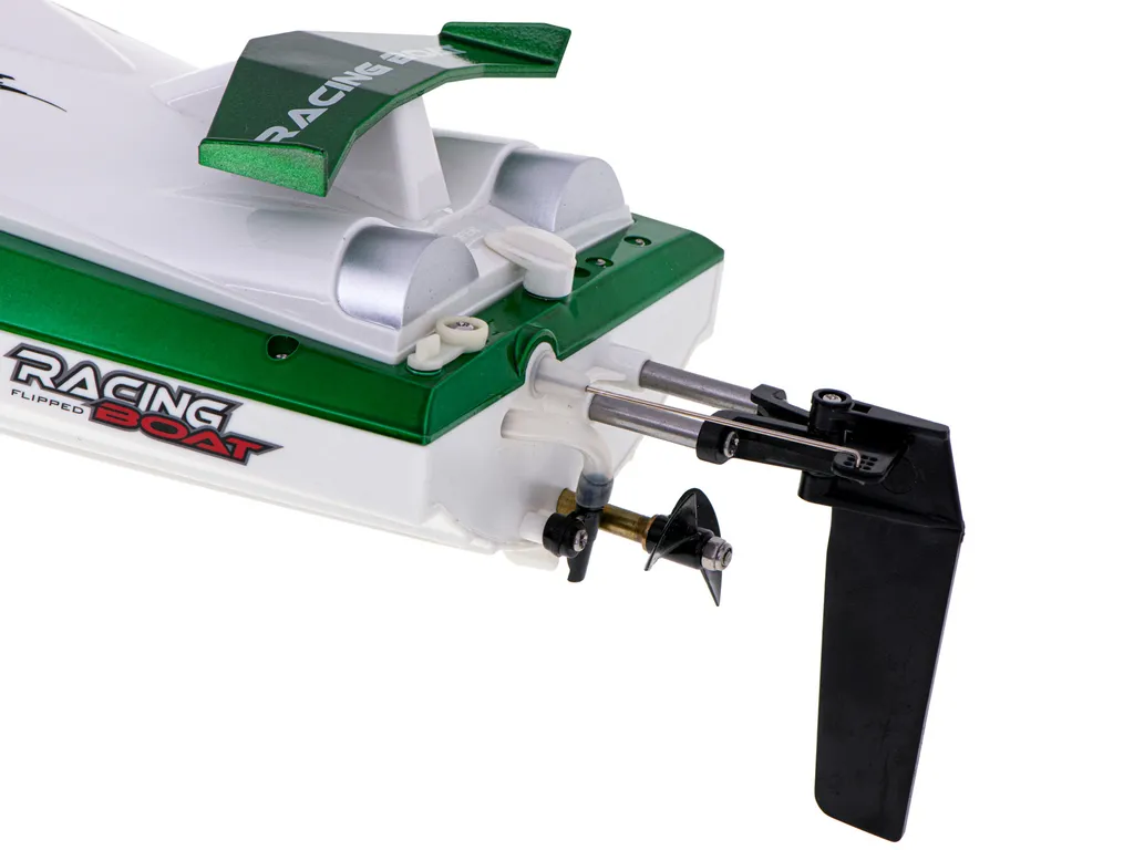 Bateau de Course RC FT009 Vert - Speedboat Rapide pour Lac et Étang - 3
