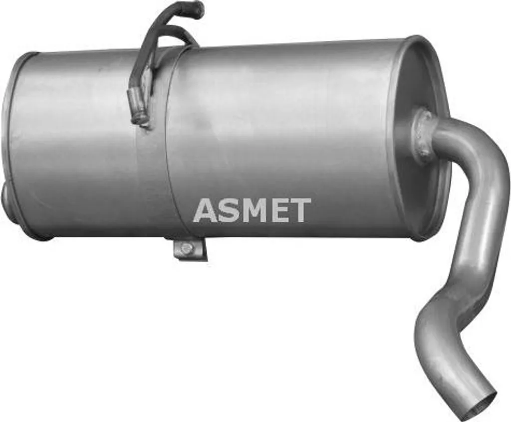 Pot d'échappement arrière pour Berlingo et Partner ASMET 9089