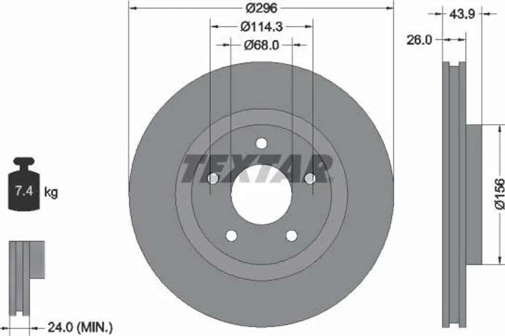 Supprimez les vibrations de freinage sur votre Rogue avec ce Disque Textar