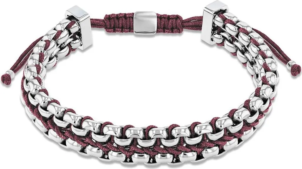 Gourmette homme Calvin Klein acier multicolore - Bijou ajustable 19,5+5cm