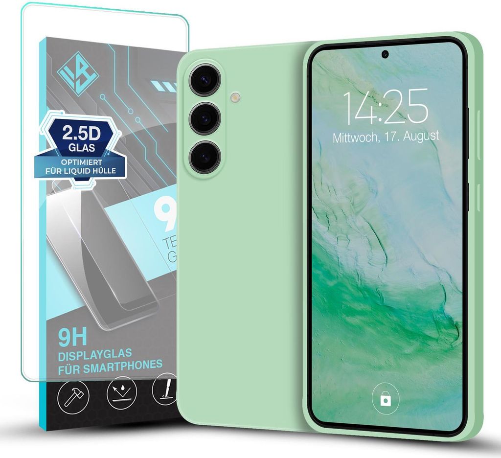A product shot featuring a phone case and screen protector.