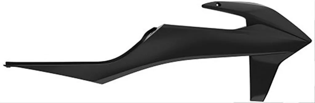 Ouïes de radiateur Polisport noir kit carrosserie pour KTM SX/SX-F