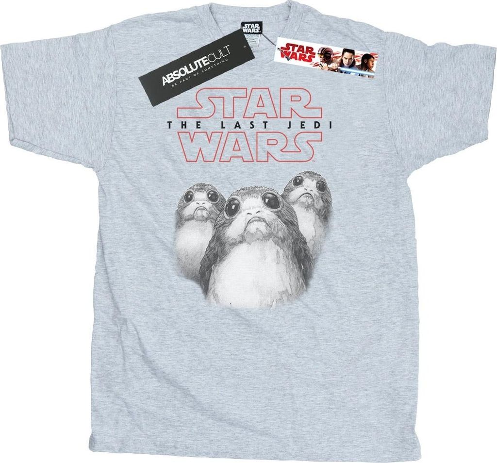 Star Wars: The Last Jedi - T-Shirt für Herren BI1091 (L) (Grau)
