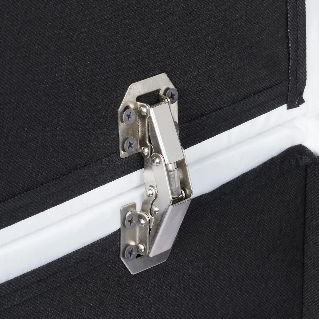Banc de rangement velours compact pour optimiser les petits espaces - 7