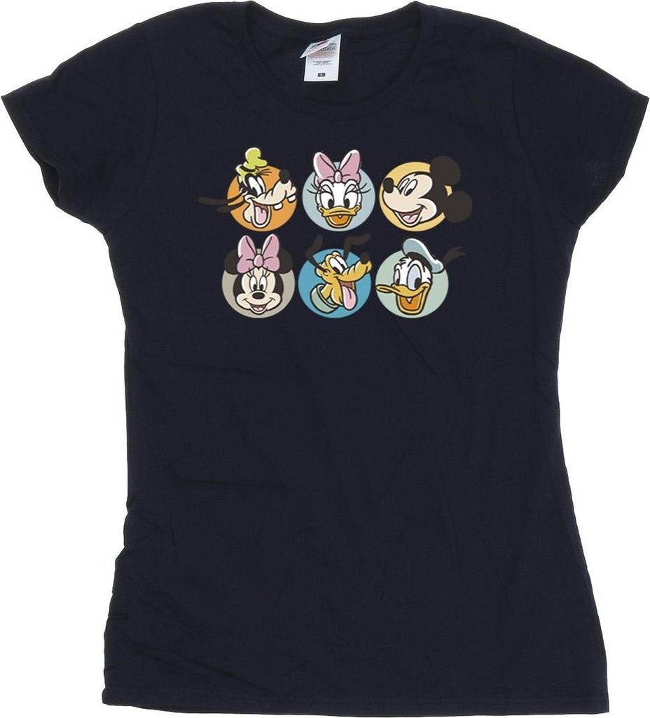 Disney - "Mickey Mouse and Friends" T-Shirt für Damen BI48824 (XXL) (Marineblau)