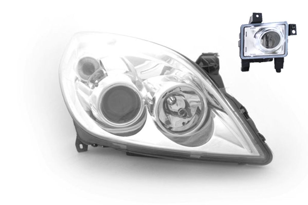 Johns, Scheinwerfer Halogen Haupt passend für Opel Vectra C 08/2005- H7 H1 Re. + Nebel. 1216576 93179915 1216682 93192378 6710034