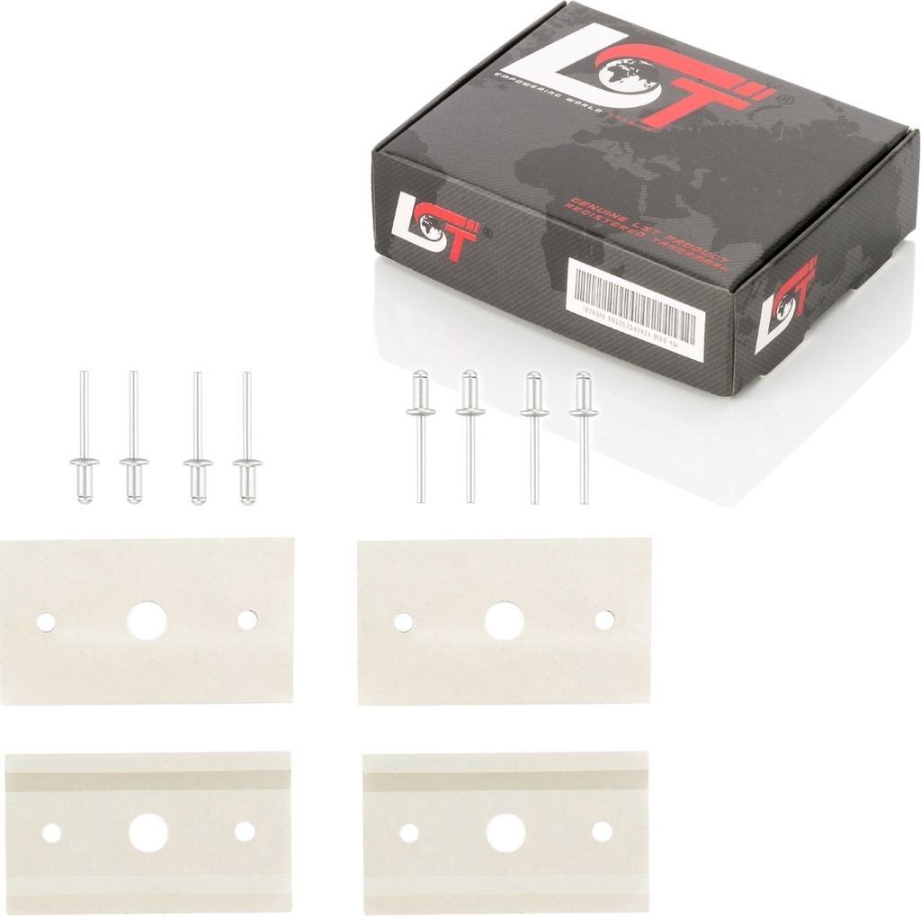 4x Unterlage Profilschiene Multiflexboard Nieten für MERCEDES Vito Viano 639 447