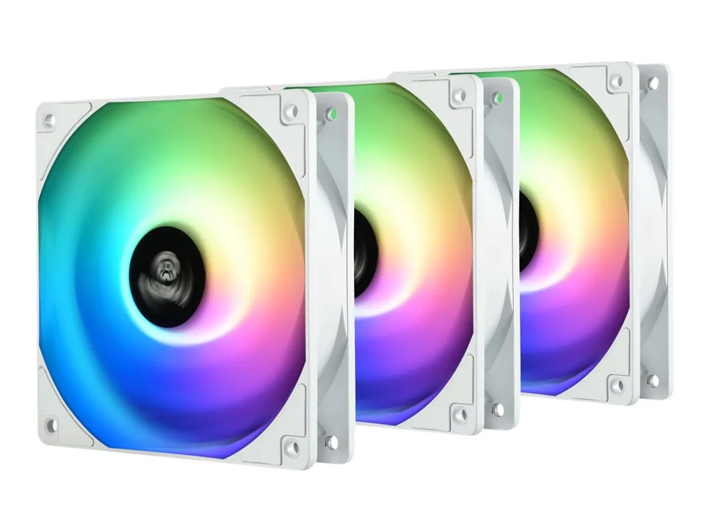 Enermax HF120 Ventilateur PC Blanc 120 mm Silencieux et Puissant (x3)