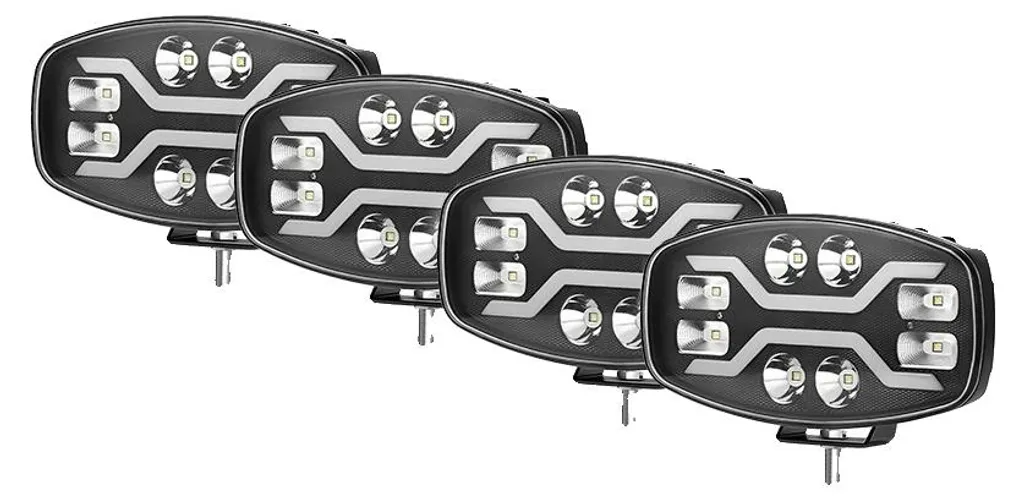 Luminaire de route ivoire contre l'obscurité : double fonction étanche