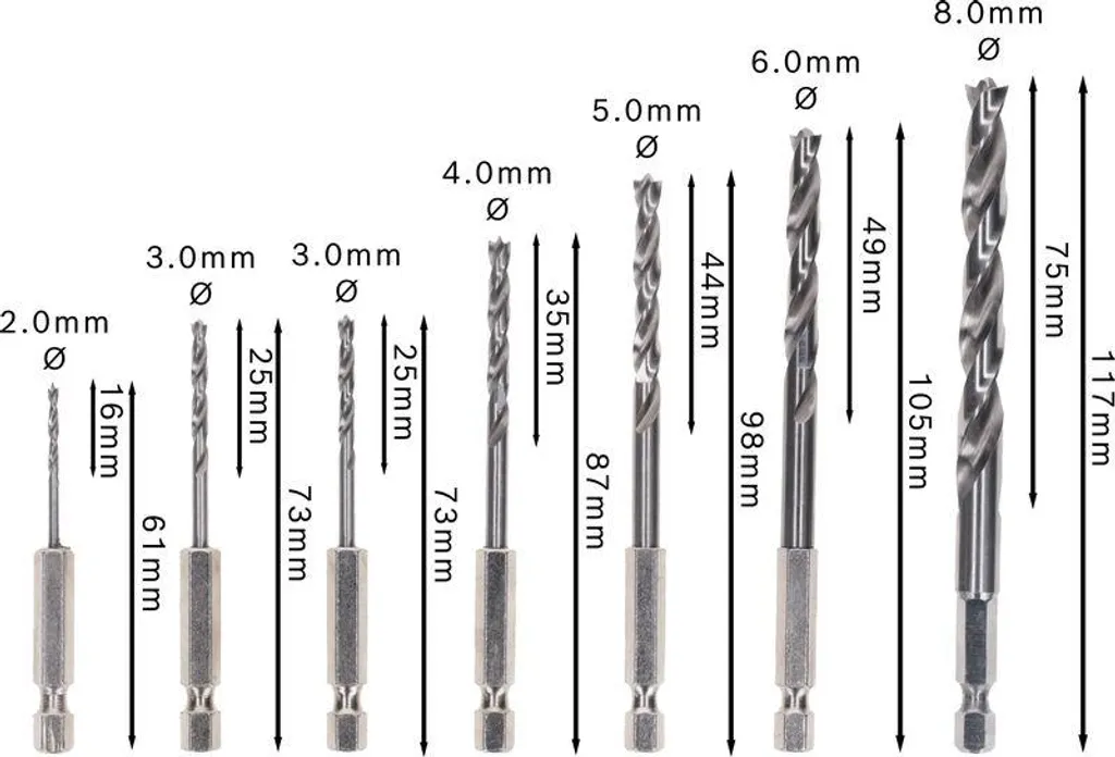 Offerta Set Bosch Robust Line: 7 Punte Legno Professionali Alta Precisione - 4